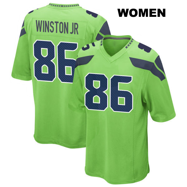 Alternate Easop Winston Jr. Seattle Seahawks Womens Stitched Number 86 Green Game Football Jersey