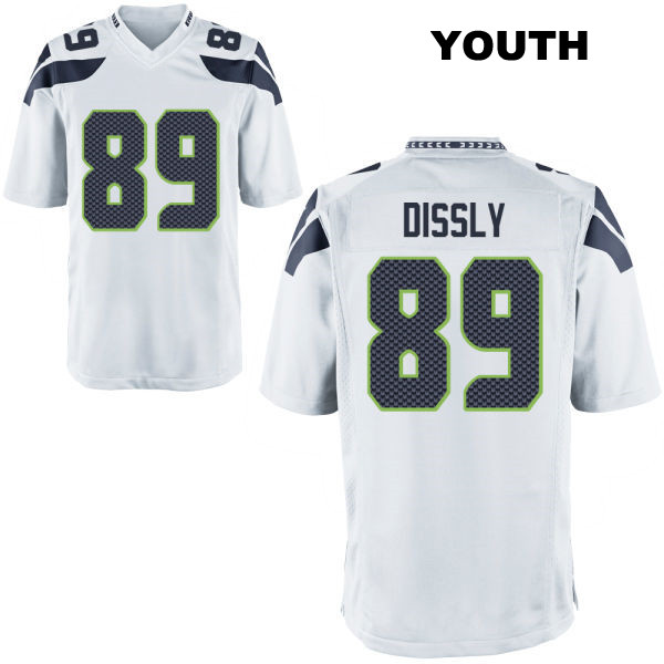 Will Dissly Seattle Seahawks Stitched Away Youth Number 89 White Game Football Jersey