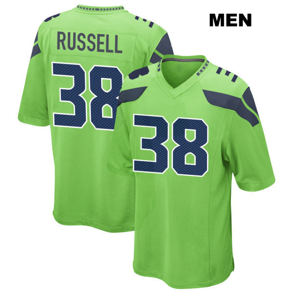 Brady Russell Seattle Seahawks Alternate Mens Stitched Number 38 Green Game Football Jersey