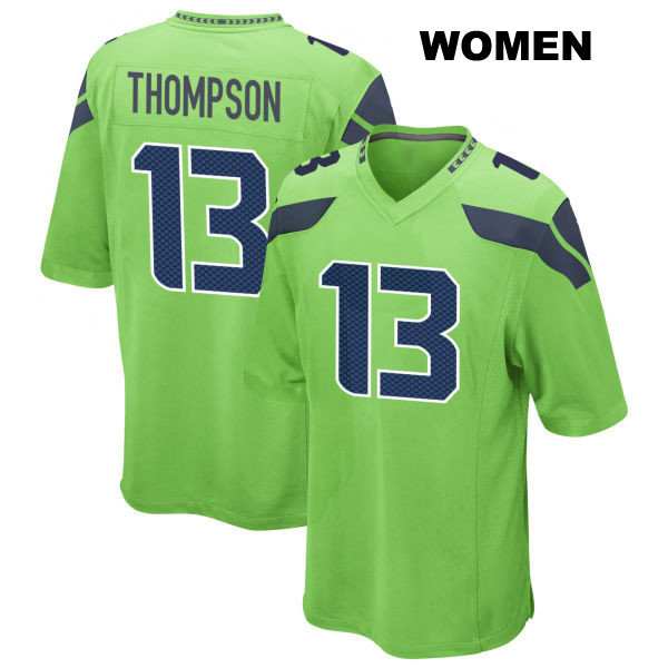 Cody Thompson Seattle Seahawks Womens Alternate Number 13 Stitched Green Game Football Jersey