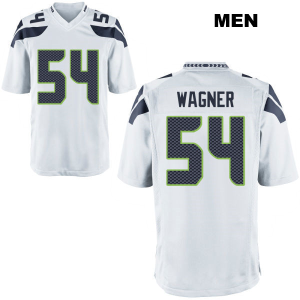 Bobby Wagner Away Seattle Seahawks Mens Number 54 Stitched White Game Football Jersey
