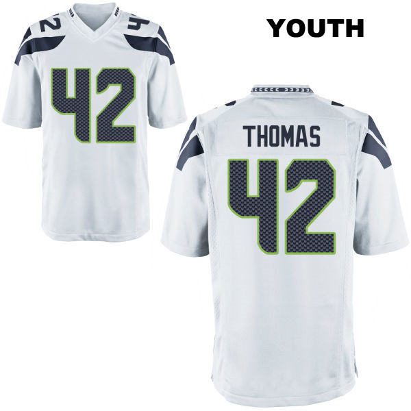 Drake Thomas Seattle Seahawks Youth Stitched Number 42 Away White Game Football Jersey