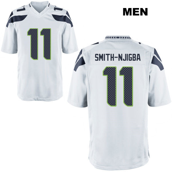 Jaxon Smith-Njigba Seattle Seahawks Mens Away Number 11 Stitched White Game Football Jersey