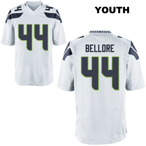 Nick Bellore Seattle Seahawks Away Youth Stitched Number 44 White Game Football Jersey