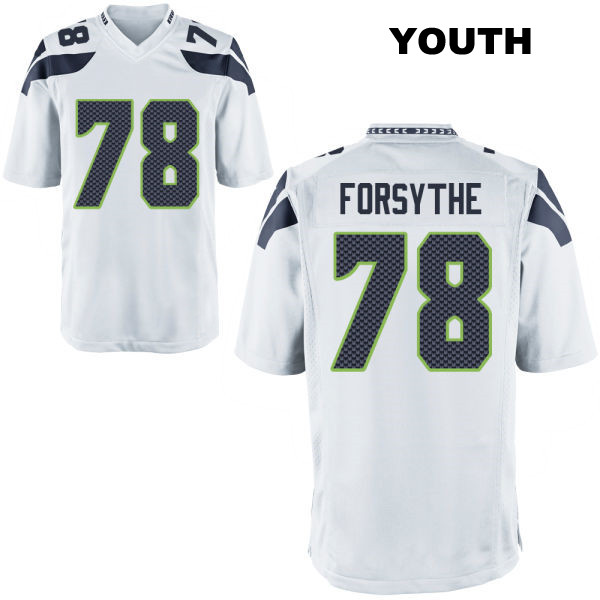 Stone Forsythe Seattle Seahawks Away Youth Number 78 Stitched White Game Football Jersey